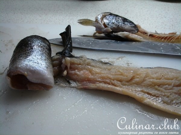 форель со сливочным соусом 