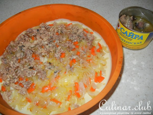 Пирог рыбный «Офицерская жена» (ФМ «Доброе утро, Родной»)