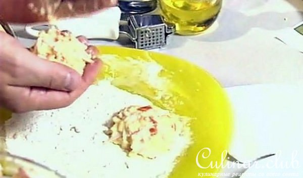 Котлеты с крабовых палочек