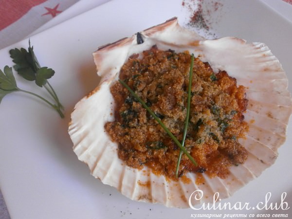 Горячая закуска с крабами в кокосовом молоке