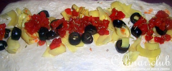 прованский хлеб с артишоками 