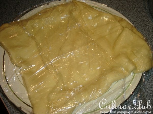Сочень со сметаной