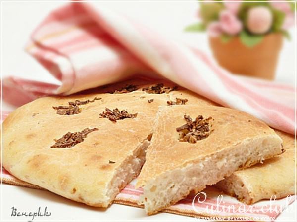 Лепeшка с бастурмой