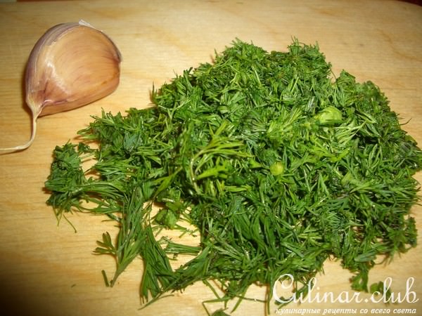 Хлеб ржаной с укропом и чесноком для ХП
