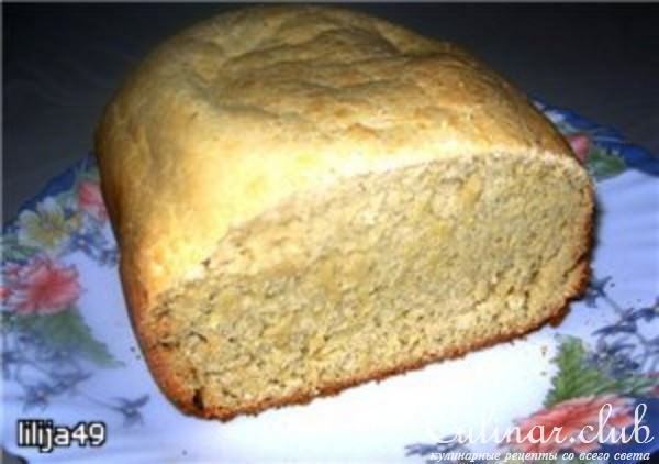 Хлеб с цуккини (для хлебопечек)