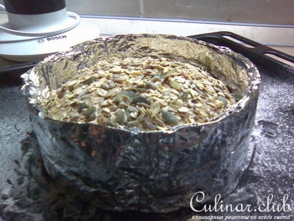 ХЛЕБ ОВСЯНЫЙ на закваске с семечками, почти одна польза!!!