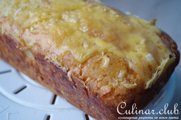 Пивной хлеб с луком и сыром