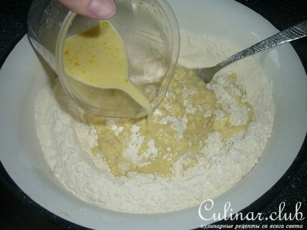 Сочень со сметаной