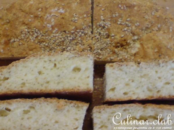 Быстрая лепёшка на греческом йогурте без дрожжей