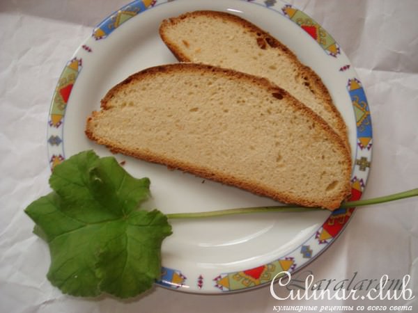 Хлебушек Нарядный (на закваске с топлёным молоком и апельсиновым маслицем)