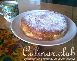 Шарлотка яблочная на бис