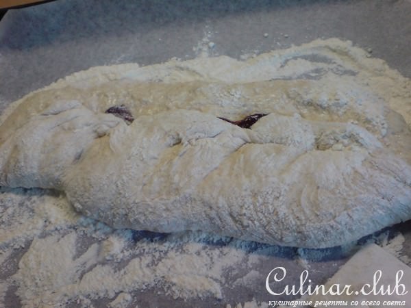 Чиабатта с запечённой клубникой//Ciabatta