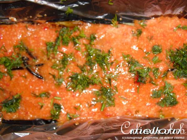 Террин из баклажанов с овощами и брынзой