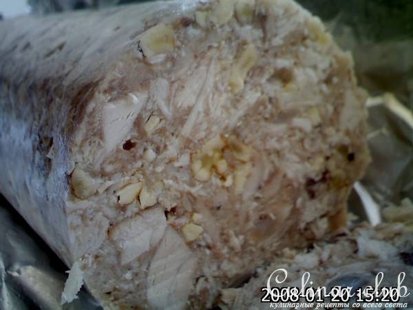 Куриный рулет
