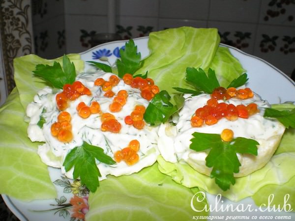 Сырные корзиночки закусочные