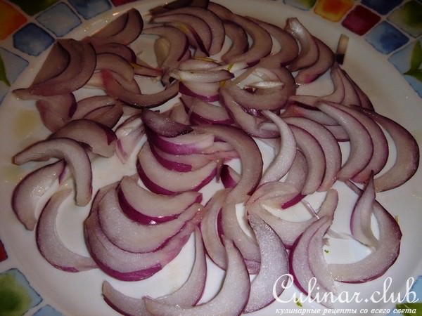 Салат "Морской" под соусом карри