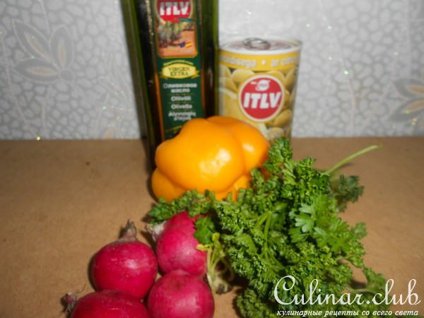 Мини-тарталетки с овощами и маслинами