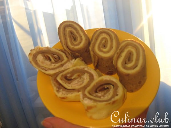 Блинные рулетики