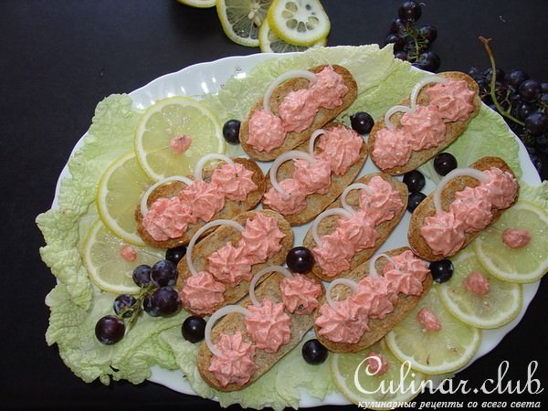 Крем из красной рыбы
