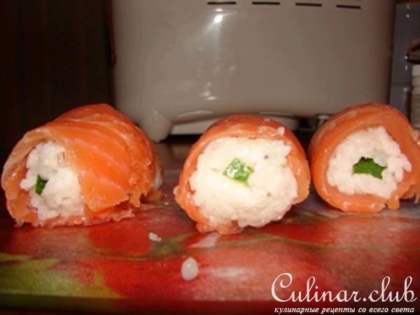 Рыбная закуска а-ля роллы