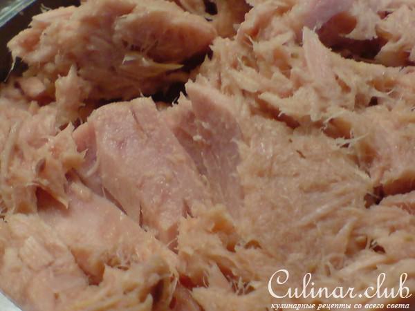 Закуска из баклажанов и тунца