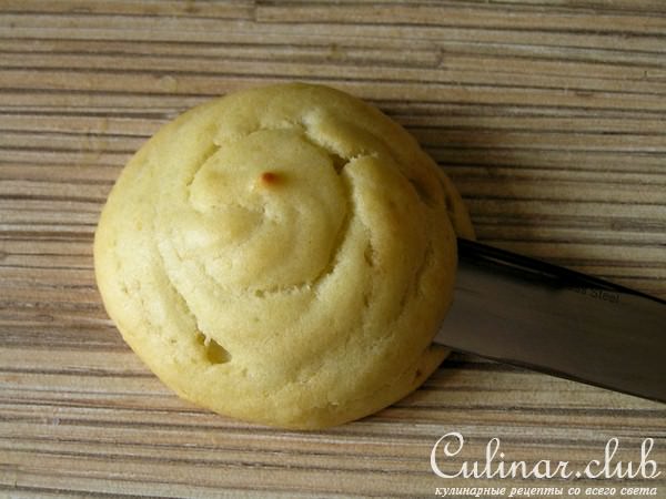 Картофельные эклеры с творожным сыром, рисом, овощами и зеленью