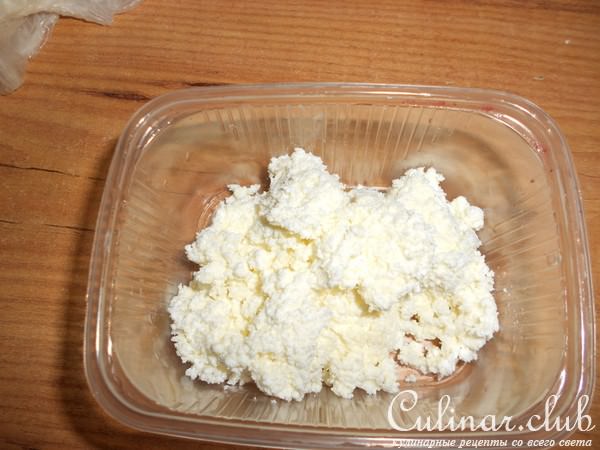 Сырно-творожная закуска "Гранатовый цветочек"