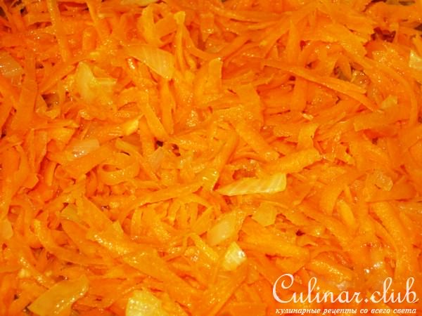 Печеночный пирог с овощами