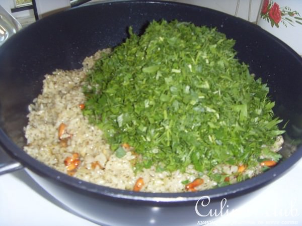 Начинка для холодной закуски ,на оливковом масле.