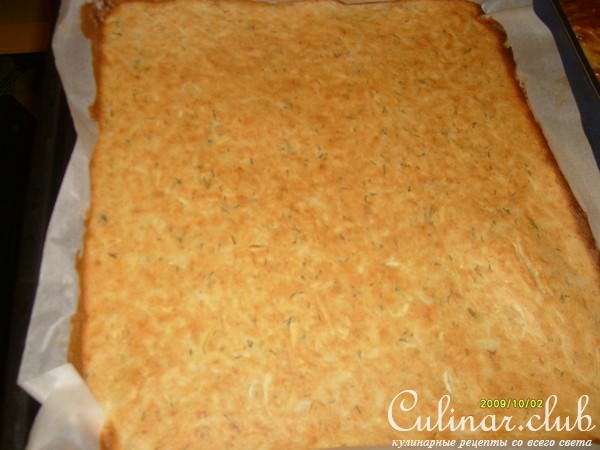 Рулет кабачковый"Нежный".