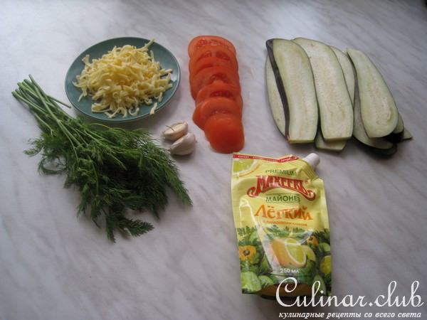 Язычки из баклажанов