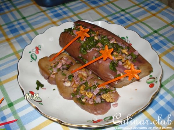 Сациви с баклажанами (вариант) 