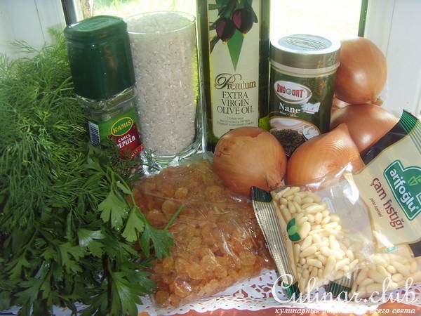 Начинка для холодной закуски ,на оливковом масле.