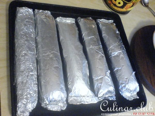 Колбаски с ананасом