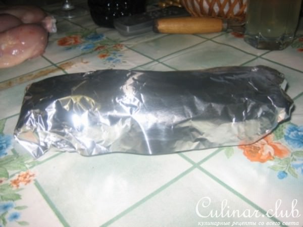 Рулетики из курицы с грибами