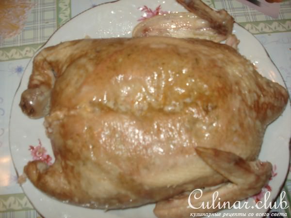 Фаршированная курица(домашний вариант)