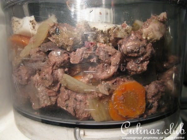 Печёночный паштет - рулет с начинкой