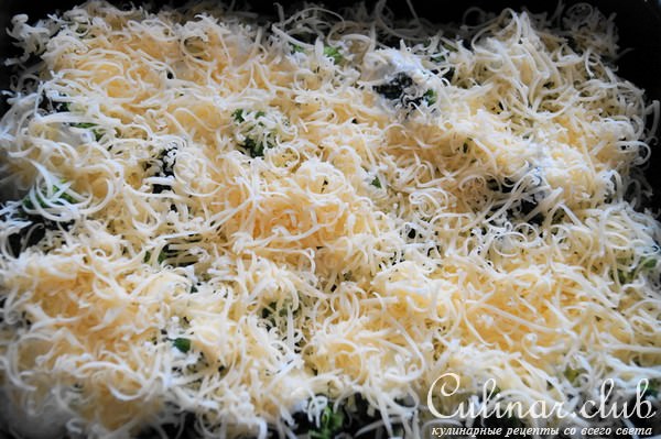 Запеканка с мясным фаршем и брокколи