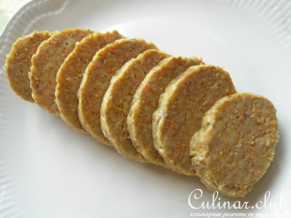 Дешевые вкусные колбаски из мяса и вермишели