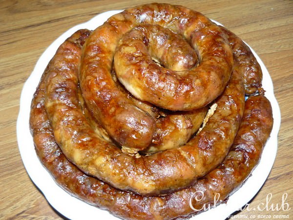 Домашняя колбаса из кролика