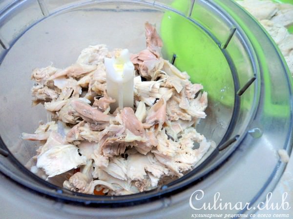 Рийет, паштет из курятины с кислой вишней. Rillettes.