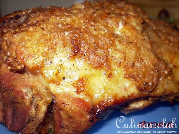Мясо в луковой шубке