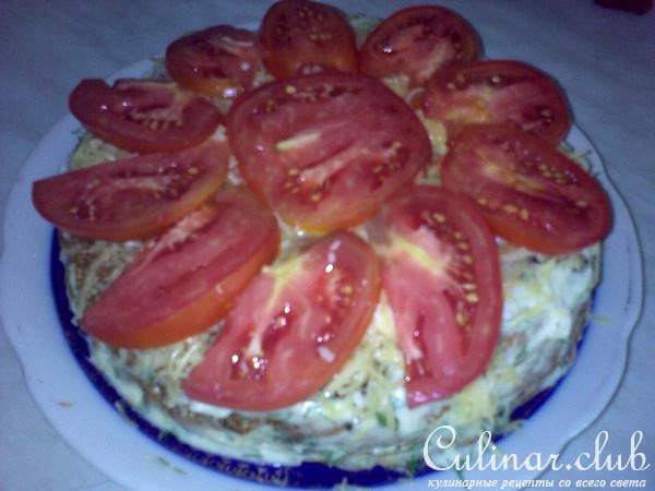 Кабачковый тортик (как вариант)