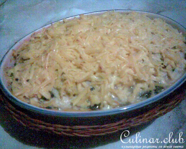 Запеканка с шампиньонами