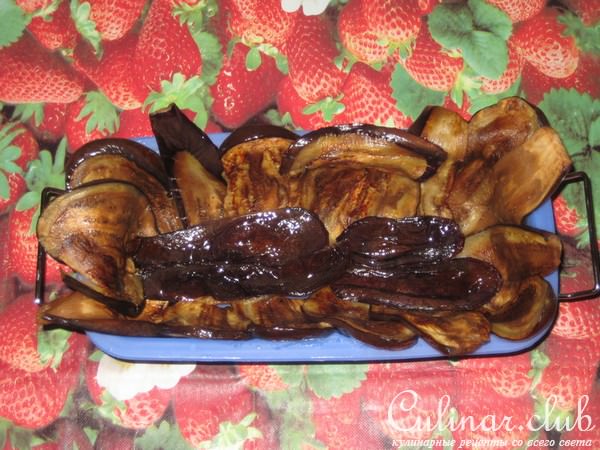 Террин с баклажанами и сыром.