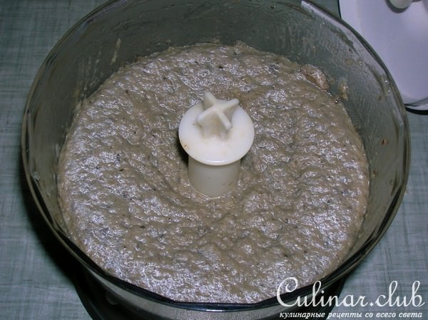 Паштет с баклажанами, грибами и прованскими травами