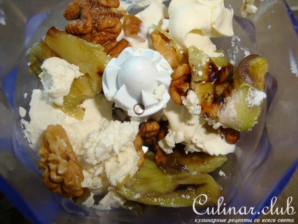 Башенки с баклажановым кремом(закуска)