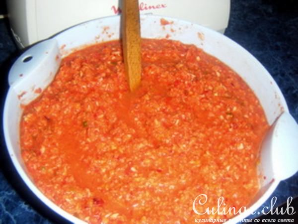 Аджика сырая,не требующая консервации