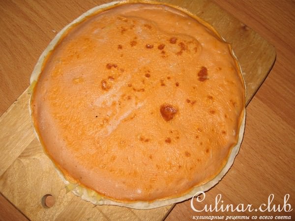 Яичные блинчики с тортильей(по мексикански)