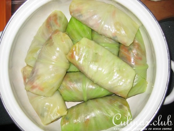 Маринованые овощные голубцы